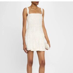 Jonathan Simkhai Laila Tiered Fil Coupe Mini Dress (10)
